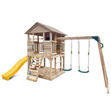 Lifespan Kids Play Houses Kingston Cubby House with Monkey Bars, Swings and Yellow Slide - Lifespan Kids - OUT OF STOCK eta mid-late Oct (preorder available now) 9347166085665 LKCH-KING-YL Kingston Cubby House with Monkey Bars, Swings and Yellow Slide  Happy Active Kids Australia