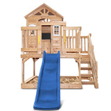 Lifespan Kids Play Houses Silverton Cubby House with 1.8m Blue Slide - Lifespan Kids 9347166085351 LKPC-SILVT-BU Buy online: Silverton Cubby House with 1.8m Blue Slide- Lifespan Kids Happy Active Kids Australia