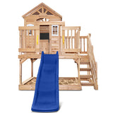 Lifespan Kids Play Houses Silverton Cubby House with 1.8m Blue Slide - Lifespan Kids 9347166068590 LKPC-SILVT-C Buy online: Silverton Cubby House with 1.8m Blue Slide- Lifespan Kids Happy Active Kids Australia