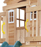 Lifespan Kids Play Houses Silverton Cubby House with 1.8m Green Slide - Lifespan Kids 9347166068590 LKPC-SILVT-A Buy online: Silverton Cubby House with 1.8m Green Slide- Lifespan Kids Happy Active Kids Australia