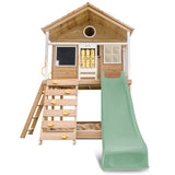 Lifespan Kids Play Houses Warrigal Cubby House with Pastel Green Slide - Lifespan Kids 9347166085702 LKCH-WARR-PG Buy online: Warrigal Cubby House with Pastel Green Slide - Lifespan Kids Happy Active Kids Australia