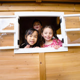 Lifespan Kids Play Houses Warrigal Cubby House with Pastel Pink Slide - Lifespan Kids 9347166085719 LKCH-WARR-PP Buy online: Warrigal Cubby House with Pastel Pink Slide - Lifespan Kids Happy Active Kids Australia
