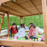 Lifespan Kids Play Houses Warrigal Cubby House with Pastel Pink Slide - Lifespan Kids 9347166085719 LKCH-WARR-PP Buy online: Warrigal Cubby House with Pastel Pink Slide - Lifespan Kids Happy Active Kids Australia
