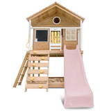 Lifespan Kids Play Houses Warrigal Cubby House with Pastel Pink Slide - Lifespan Kids 9347166085719 LKCH-WARR-PP Buy online: Warrigal Cubby House with Pastel Pink Slide - Lifespan Kids Happy Active Kids Australia