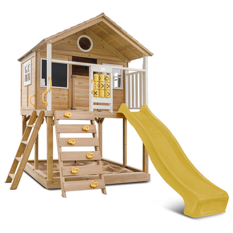 Lifespan Kids Play Houses Warrigal Cubby House with Yellow Slide - Lifespan Kids 9347166085733 LKCH-WARR-YL Buy online: Warrigal Cubby House with Yellow Slide - Lifespan Kids Happy Active Kids Australia
