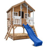 Lifespan Kids Play Houses Winchester Cubby House with 1.2m platform and 2.2m Blue Slide - Lifespan Kids 9347166085740 LKCH-WINC-2BU Winchester Cubby House with 1.2m platform and 2.2m Blue Slide Happy Active Kids Australia