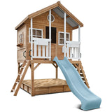 Lifespan Kids Play Houses Winchester Cubby House with 1.2m platform and 2.2m Pastel Blue Slide - Lifespan Kids 9347166085764 LKCH-WINC-2PB Winchester Cubby House with 1.2m platform and 2.2m Pastel Blue Slide Happy Active Kids Australia