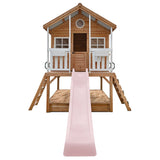 Lifespan Kids Play Houses Winchester Cubby House with 1.2m platform and 2.2m Pastel Pink Slide - Lifespan Kids 9347166085788 LKCH-WINC-2PP Winchester Cubby House with 1.2m platform and 2.2m Pastel Pink Slide Happy Active Kids Australia