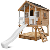 Lifespan Kids Play Houses Winchester Cubby House with 1.2m platform and 2.2m White Slide - Lifespan Kids 9347166085795 LKCH-WINC-2PW Winchester Cubby House with 1.2m platform and 2.2m White Slide Happy Active Kids Australia