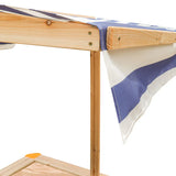 Lifespan Kids Sandpits Joey Wooden Sandpit with Blue Shade Canopy - Lifespan Kids 9347166072917 LKSP-JOEY Buy online: Joey Wooden Sandpit with Blue Sun Shade Canopy  Happy Active Kids Australia