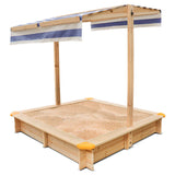 Lifespan Kids Sandpits Joey Wooden Sandpit with Blue Shade Canopy - Lifespan Kids 9347166072917 LKSP-JOEY Buy online: Joey Wooden Sandpit with Blue Sun Shade Canopy  Happy Active Kids Australia