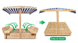 Lifespan Kids Sandpits Skipper Wooden Sandpit with UV Shade Canopy - Lifespan Kids 09347166048714 SANDPITSKIPPER2 Buy online: Skipper Wooden Sandpit with UV Shade Canopy -Lifespan Kids Happy Active Kids Australia