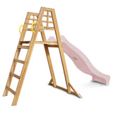 Lifespan Kids slides Sunshine 2.2m Climb and Slide in Pastel Pink - Lifespan Kids 9347166086624 LKSL-SUNSSET-PP Sunshine 2.2m Climb and Slide in Pastel Pink - Lifespan Kids Happy Active Kids Australia