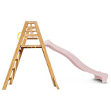 Lifespan Kids slides Sunshine 2.2m Climb and Slide in Pastel Pink - Lifespan Kids 9347166086624 LKSL-SUNSSET-PP Sunshine 2.2m Climb and Slide in Pastel Pink - Lifespan Kids Happy Active Kids Australia