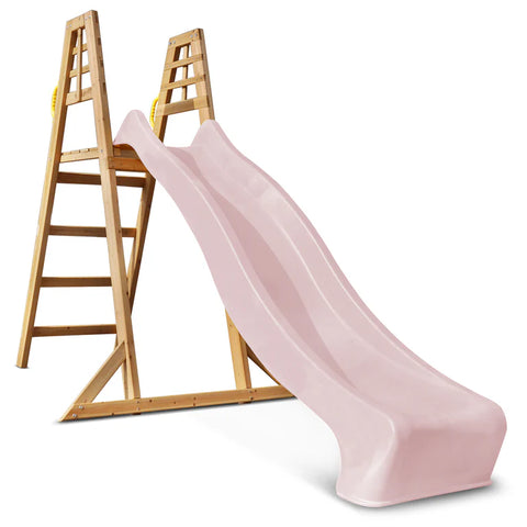 Lifespan Kids slides Sunshine 2.2m Climb and Slide in Pastel Pink - Lifespan Kids 9347166086624 LKSL-SUNSSET-PP Sunshine 2.2m Climb and Slide in Pastel Pink - Lifespan Kids Happy Active Kids Australia
