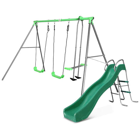 Buy online: Hurley Metal Double Swing Set with Glider Wavy