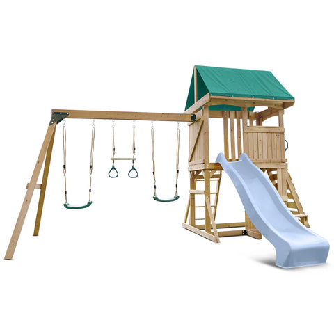 Lifespan Kids Swing Sets & Playsets Carindale Play Centre with Pastel Blue Slide - Lifespan Kids 9347166085979 LKPC-CARIND-PB Buy online : Carindale Play Centre with Pastel Blue Slide - Lifespan Kids Happy Active Kids Australia