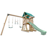 Lifespan Kids Swing Sets & Playsets Carindale Play Centre with Pastel Green Slide - Lifespan Kids 9347166085986 LKPC-CARIND-PG Buy online : Carindale Play Centre with Pastel Green Slide - Lifespan Kids Happy Active Kids Australia