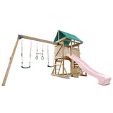 Lifespan Kids Swing Sets & Playsets Carindale Play Centre with Pastel Pink Slide - Lifespan Kids 9347166085993 LKPC-CARIND-PP Buy online : Carindale Play Centre with Pastel Pink Slide - Lifespan Kids Happy Active Kids Australia