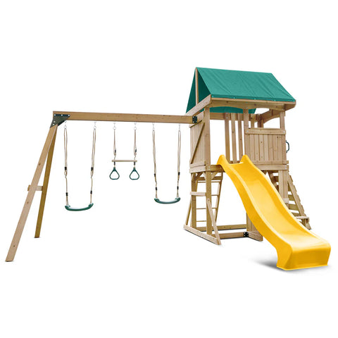 Lifespan Kids Swing Sets & Playsets Carindale Play Centre with Yellow Slide - Lifespan Kids 9347166086013 LKPC-CARIND-YL Buy online : Carindale Play Centre with Yellow Slide - Lifespan Kids Happy Active Kids Australia