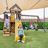 Lifespan Kids Swing Sets & Playsets Coventry Play Centre Set with Yellow Slide - Lifespan Kids 9347166086150 LKPC-COVEN-YL Buy online : Coventry Play Centre Set with Yellow Slide - Lifespan Kids Happy Active Kids Australia