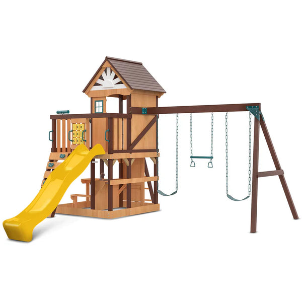 Lifespan Kids Swing Sets & Playsets Coventry Play Centre Set with Yellow Slide - Lifespan Kids 9347166086150 LKPC-COVEN-YL Buy online : Coventry Play Centre Set with Yellow Slide - Lifespan Kids Happy Active Kids Australia