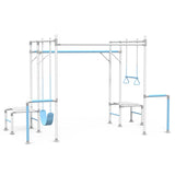 Lifespan Kids Swing Sets & Playsets Junior Jungle Daylesford Climbing Frame in Pastel Blue - Lifespan Kids 9347166087409 LKJJ-DAYPB-SET Buy online: Junior Jungle Daylesford Climbing Frame in Pastel Blue - Lifespan Kids Happy Active Kids Australia