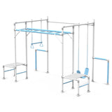 Lifespan Kids Swing Sets & Playsets Junior Jungle Daylesford Climbing Frame in Pastel Blue - Lifespan Kids 9347166087409 LKJJ-DAYPB-SET Buy online: Junior Jungle Daylesford Climbing Frame in Pastel Blue - Lifespan Kids Happy Active Kids Australia