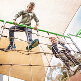 Lifespan Kids Swing Sets & Playsets Junior Jungle Monsoon Flying Fox and Climbing Ropes - Lifespan Kids 9347166055521 LKJJ-MONSNST Happy Active Kids Australia