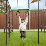 Lifespan Kids Swing Sets & Playsets Junior Jungle Safari with Swings Set and Flying Fox - Lifespan Kids 9347166067524 LKJJ-SAFRIST-B Happy Active Kids Australia