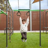 Lifespan Kids Swing Sets & Playsets Junior Jungle Tanzania Monkey Bars with Swings and Ropes - Lifespan Kids 9347166065070 LKJJ-TANZANIAST Happy Active Kids Australia