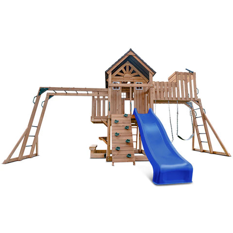 Lifespan Kids Swing Sets & Playsets Kensington Play Centre Set with Blue Slide - Lifespan Kids - OUT OF STOCK ETA TBA 9347166086235 LKPC-KENS-BU Buy online: Kensington Centre Set with Blue Slide - Lifespan Kids Happy Active Kids Australia