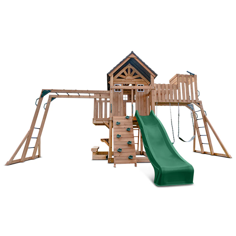 Backyard discovery oceanview cedar swing set shop