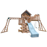 Lifespan Kids Swing Sets & Playsets Kensington Play Centre Set with Pastel Blue Slide - Lifespan Kids 9347166086259 LKPC-KENS-PB Buy online: Kensington Centre Set with Pastel Blue Slide - Lifespan Kids Happy Active Kids Australia