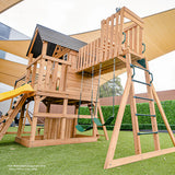 Lifespan Kids Swing Sets & Playsets Kensington Play Centre Set with Pastel Green Slide - Lifespan Kids 9347166086266 LKPC-KENS-PG Buy online:Kensington Centre Set with Pastel Green Slide-Lifespan Kids Happy Active Kids Australia