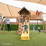 Lifespan Kids Swing Sets & Playsets Kensington Play Centre Set with Pastel Green Slide - Lifespan Kids 9347166086266 LKPC-KENS-PG Buy online:Kensington Centre Set with Pastel Green Slide-Lifespan Kids Happy Active Kids Australia