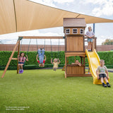 Lifespan Kids Swing Sets & Playsets Meer Brook Play Centre with Blue Slide - Lifespan Kids - OUT OF STOCK eta TBA 9347166086303 LKPC-MEERB-BU Buy online: Meer Brook Play Centre with Blue Slide - Lifespan Kids Happy Active Kids Australia