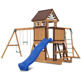 Lifespan Kids Swing Sets & Playsets Meer Brook Play Centre with Blue Slide - Lifespan Kids - OUT OF STOCK eta TBA 9347166086303 LKPC-MEERB-BU Buy online: Meer Brook Play Centre with Blue Slide - Lifespan Kids Happy Active Kids Australia