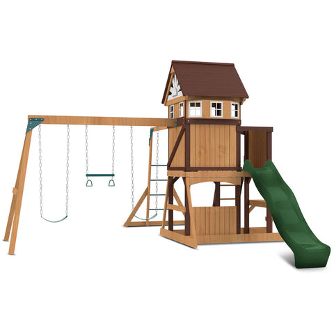 Lifespan Kids Swing Sets & Playsets Meer Brook Play Centre with Green Slide - Lifespan Kids - OUT OF STOCK eta mid-late Oct (preorder available now) 9347166086310 LKPC-MEERB-GN Buy online: Meer Brook Play Centre with Green Slide - Lifespan Kids Happy Active Kids Australia