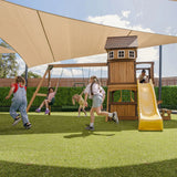 Lifespan Kids Swing Sets & Playsets Meer Brook Play Centre with Yellow Slide - Lifespan Kids 9347166086365 LKPC-MEERB-YL Buy online: Meer Brook Play Centre with Yellow Slide - Lifespan Kids Happy Active Kids Australia