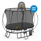 Springfree Trampoline Trampolines Springfree® Compact Oval Trampoline Sports Bundle (FREE SHIPPING) 182464000892 O47SPORTS Springfree® Compact Oval Trampoline Sports Bundle - Happy Active Kids Happy Active Kids Australia