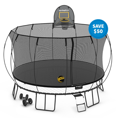 Springfree Trampoline Trampolines Springfree® Jumbo Round Trampoline Moving Bundle (FREE SHIPPING) 9354896000370 R132MOVING Springfree® Jumbo Round Trampoline Moving Bundle - Happy Active Kids Happy Active Kids Australia