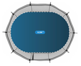 Springfree Trampoline Trampolines Springfree® Large Oval Trampoline in Minty Blue (FREE SHIPPING) 182464000281 O92MINTYBLUE Buy online : Springfree® Large Oval Trampoline in Minty Blue   Happy Active Kids Australia