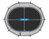 Springfree Trampoline Trampolines Springfree® Large Oval Trampoline in Steely Wind (FREE SHIPPING) 182464000281 O92STEELYWIND Buy online : Springfree® Large Oval Trampoline in Steely Wind  Happy Active Kids Australia