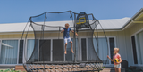 Springfree Trampoline Trampolines Springfree® Medium Oval Trampoline in Minty Blue (FREE SHIPPING) 182464000250 O77MINTYBLUE Buy online : Springfree® Medium Oval Trampoline - in minty blue Happy Active Kids Australia