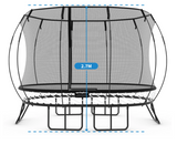 Springfree Trampoline Trampolines Springfree® Medium Oval Trampoline in Steely Wind (FREE SHIPPING) 182464000250 O77STEELYWIND Buy online : Springfree® Medium Oval Trampoline - in Steely Wind Happy Active Kids Australia