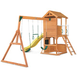 Happy Active Kids Springlake Play Centre with Swings & Yellow Slide - Lifespan Kids LKPC-SPRING-YEL Happy Active Kids Australia