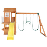 Happy Active Kids Springlake Play Centre with Swings & Yellow Slide - Lifespan Kids LKPC-SPRING-YEL Happy Active Kids Australia