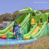 Lifespan Kids Inflatables Crocadoo Slide and Splash - Lifespan Kids PECROCADOO Buy online: Crocadoo Slide and Splash - Lifespan Kids - AUS delivery Happy Active Kids Australia