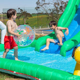 Lifespan Kids Inflatables Olympic Sports Slide & Splash Inflatable Play Centre - Lifespan Kids 09347166048738 PEOLYMPIC Buy online: Olympic Sports Slide & Splash Inflatable Play Centre  Happy Active Kids Australia